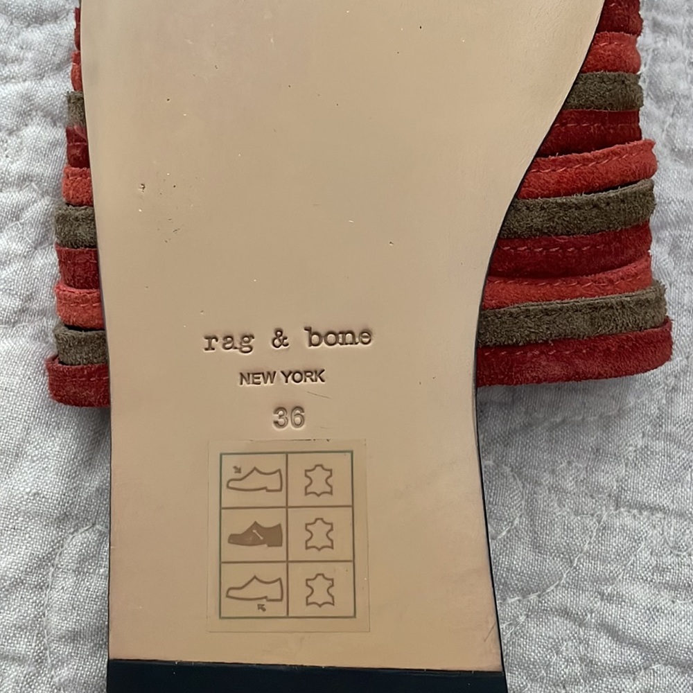 Rag & Bone Cameron Slide Sandal Multi Size 6. Nev… - image 3